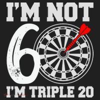 60th Birthday Funny Triple 20 Darts Tumbler thumb 3