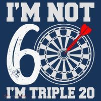 60th Birthday Funny Triple 20 Darts Sweatshirt thumb 3
