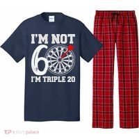 60th Birthday Funny Triple 20 Darts Pajama Set thumb 0