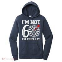 60th Birthday Funny Triple 20 Darts Women's Hoodie thumb 0