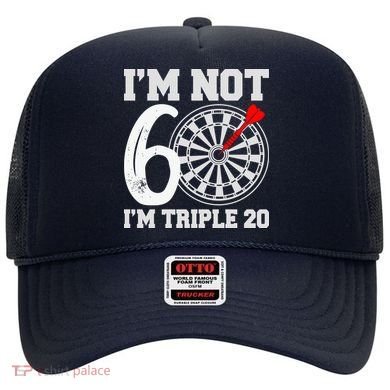60th Birthday Funny Triple 20 Darts Hat