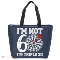 60th Birthday Funny Triple 20 Darts Tote Bag thumb 0