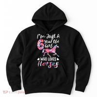 6th birthday for horse lover Just A 6 years old Hoodie thumb 0