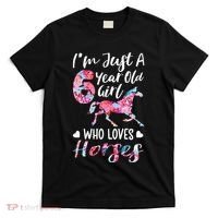 6th birthday for horse lover Just A 6 years old T-Shirt thumb 0
