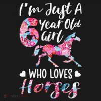 6th birthday for horse lover Just A 6 years old Women's Hoodie thumb 2