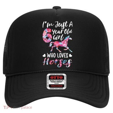 6th birthday for horse lover Just A 6 years old Hat