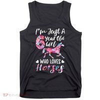 6th birthday for horse lover Just A 6 years old Tank Top thumb 0