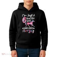 6th birthday for horse lover Just A 6 years old Kids Hoodie thumb 4