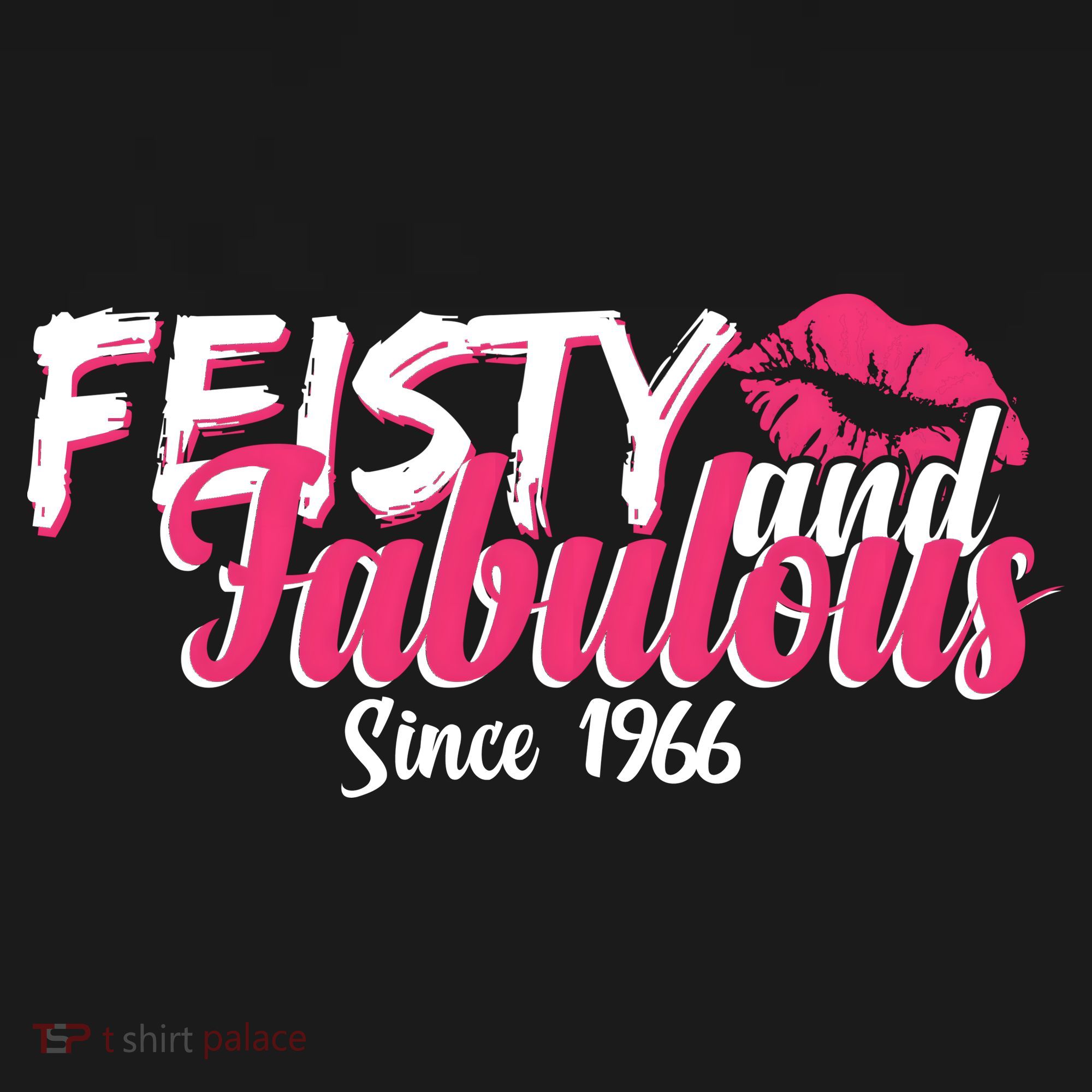 60th Birthday Feisty And Fabulous Since 1966  Coaster