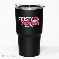 60th Birthday Feisty And Fabulous Since 1966  Tumbler thumb 0