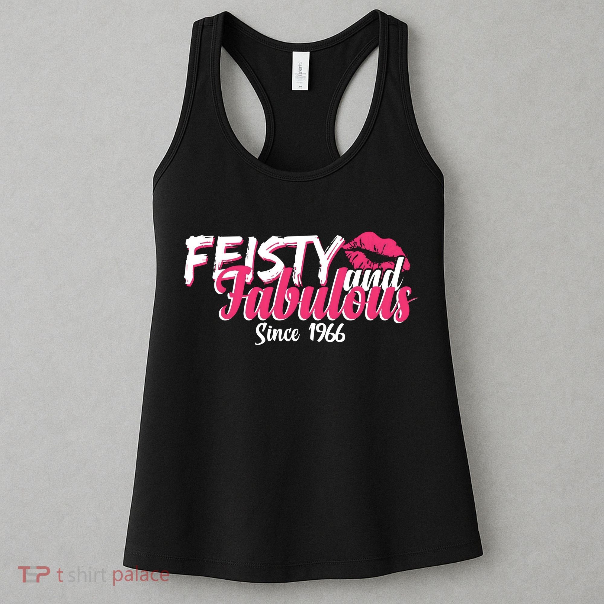 60th Birthday Feisty And Fabulous Since 1966  Women's Tank Top