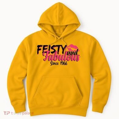 60th Birthday Feisty And Fabulous Since 1966  Hoodie