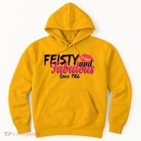 60th Birthday Feisty And Fabulous Since 1966  Hoodie thumb 0