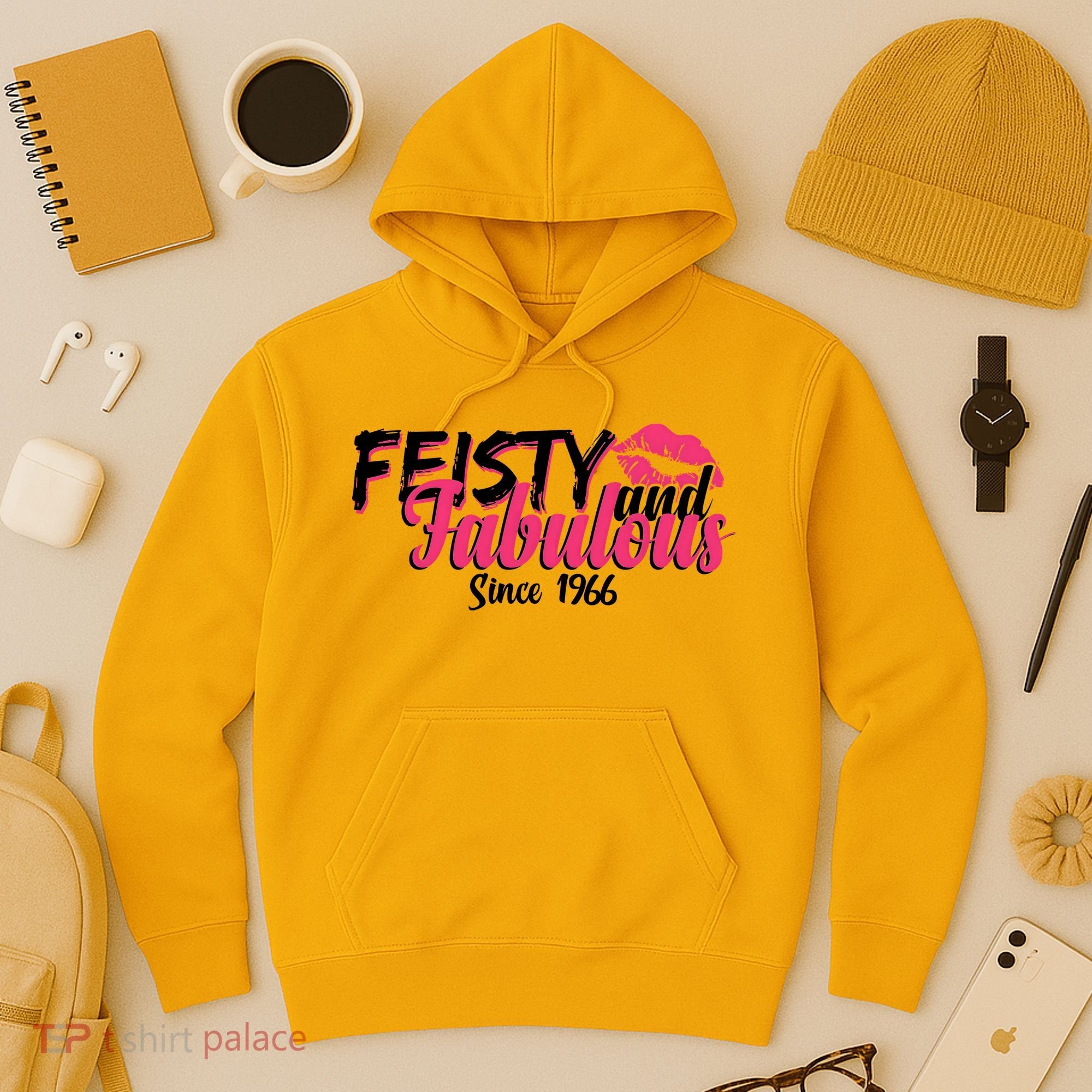 60th Birthday Feisty And Fabulous Since 1966  Hoodie