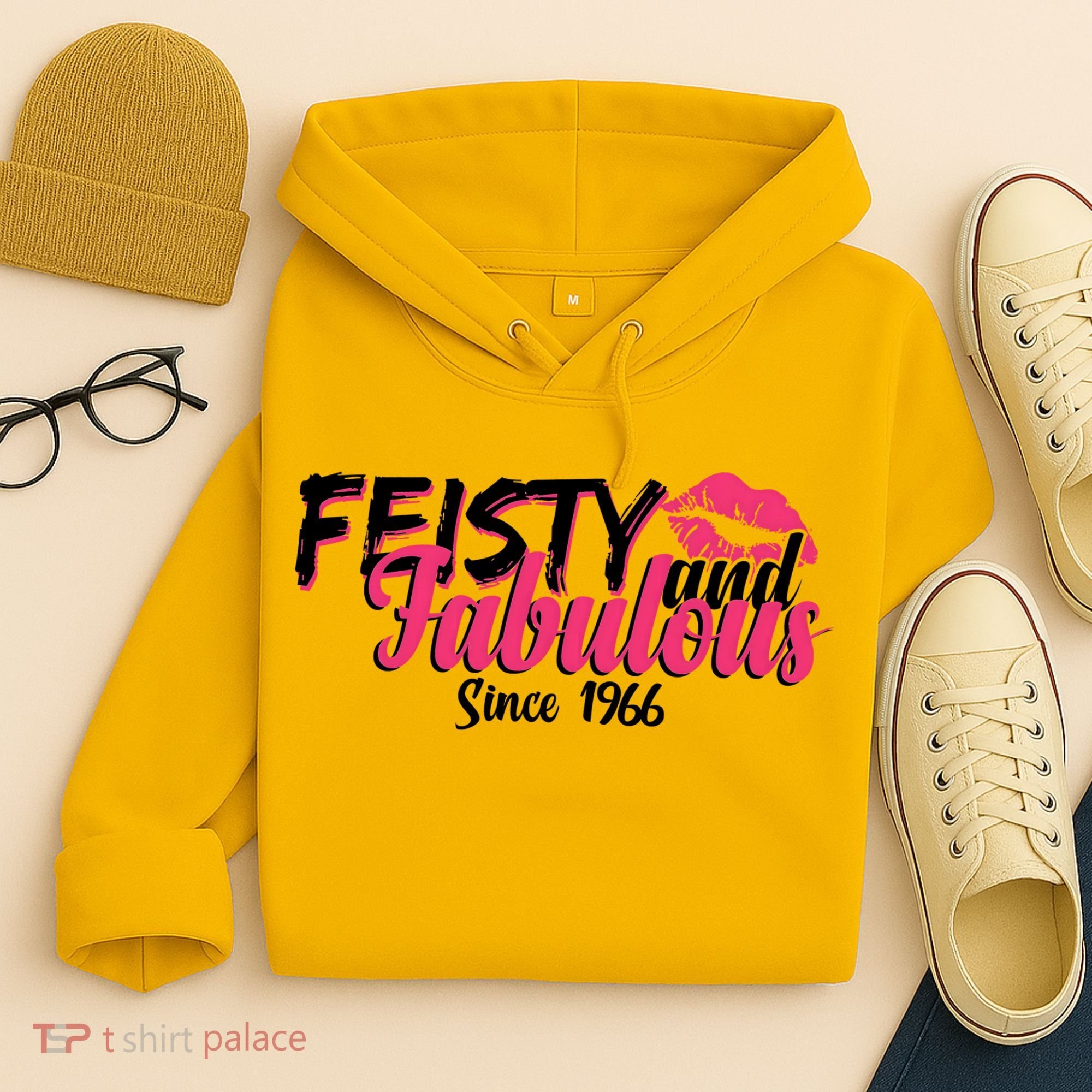 60th Birthday Feisty And Fabulous Since 1966  Hoodie