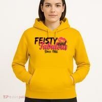 60th Birthday Feisty And Fabulous Since 1966  Hoodie thumb 5