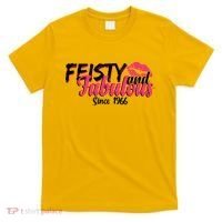 60th Birthday Feisty And Fabulous Since 1966  T-Shirt thumb 0