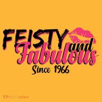 60th Birthday Feisty And Fabulous Since 1966  Mousepad thumb 1