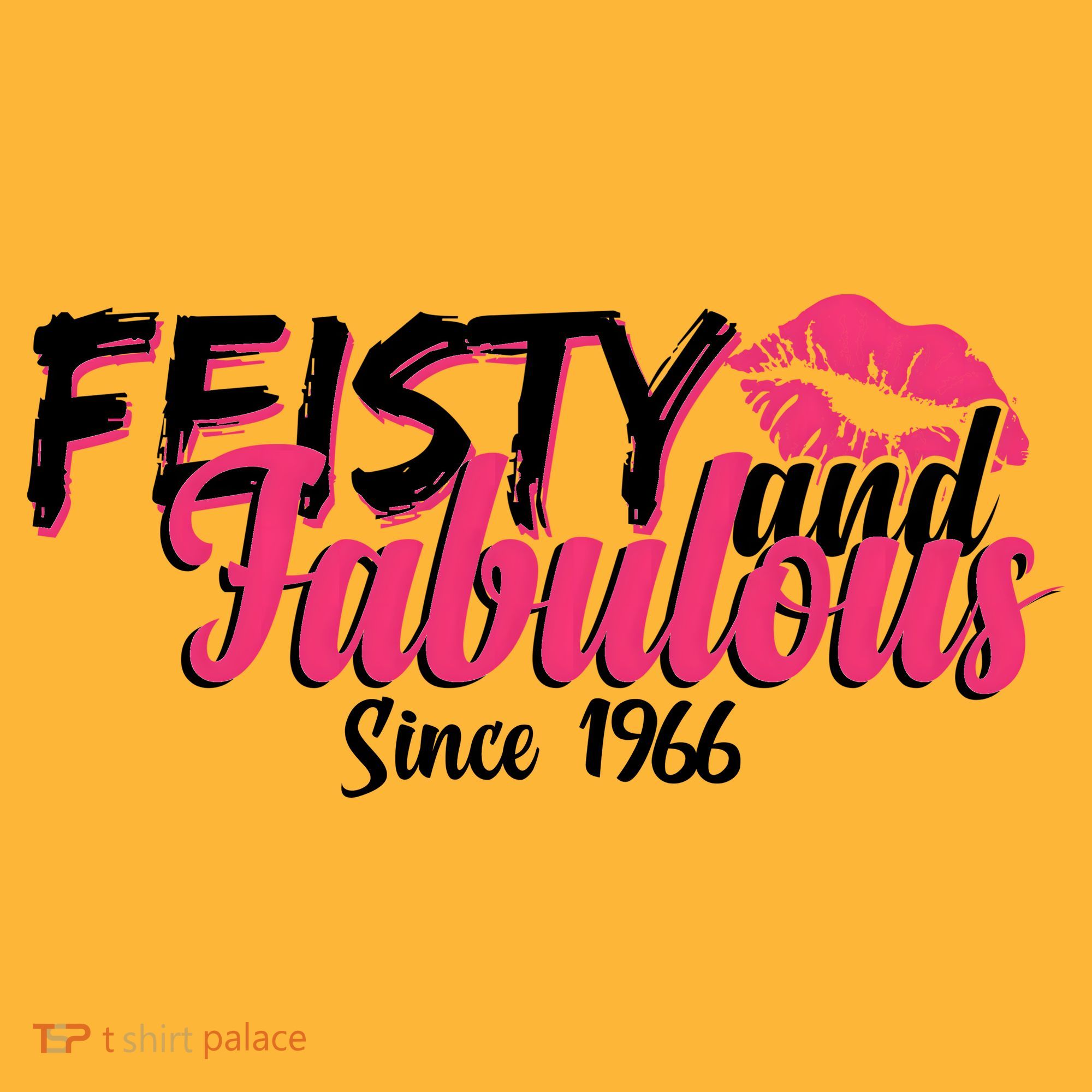 60th Birthday Feisty And Fabulous Since 1966  Mousepad
