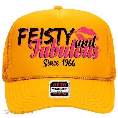 60th Birthday Feisty And Fabulous Since 1966  Hat