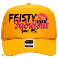 60th Birthday Feisty And Fabulous Since 1966  Hat thumb 0