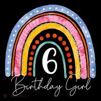 6th Birthday For Girl Rainbow 6 Year Old Birthday Coffee Mug thumb 5