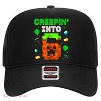 6th Birthday Gamer Pixel Style Creepin’ Into 6 Video Game Party Hat thumb 0