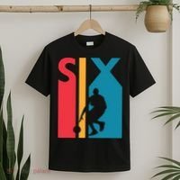6th Birthday Gift Six Vintage Basketball 6 Year Old T-Shirt thumb 2