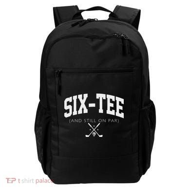 60th Birthday Golf 60 Years Old Fore And Still On Par Backpack