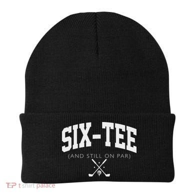 60th Birthday Golf 60 Years Old Fore And Still On Par Beanie