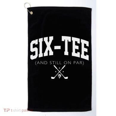 60th Birthday Golf 60 Years Old Fore And Still On Par Golf Towel
