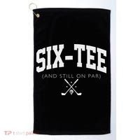 60th Birthday Golf 60 Years Old Fore And Still On Par Golf Towel thumb 0