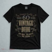 60th birthday gift idea for Vintage Lover 60 years old Dude T-Shirt thumb 5