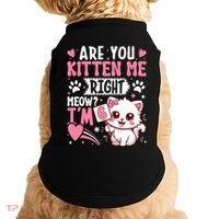 6th Birthday Girl 6 Year Old Kitten Cat Happy Bday Doggie Tank thumb 0