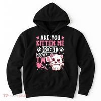 6th Birthday Girl 6 Year Old Kitten Cat Happy Bday Hoodie thumb 0
