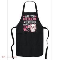 6th Birthday Girl 6 Year Old Kitten Cat Happy Bday Apron thumb 0