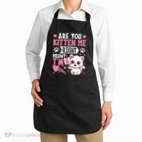 6th Birthday Girl 6 Year Old Kitten Cat Happy Bday Apron thumb 2
