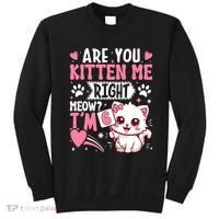 6th Birthday Girl 6 Year Old Kitten Cat Happy Bday Sweatshirt thumb 0