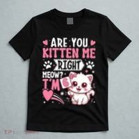 6th Birthday Girl 6 Year Old Kitten Cat Happy Bday T-Shirt thumb 5