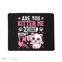 6th Birthday Girl 6 Year Old Kitten Cat Happy Bday Mousepad thumb 0