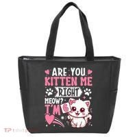 6th Birthday Girl 6 Year Old Kitten Cat Happy Bday Tote Bag thumb 0