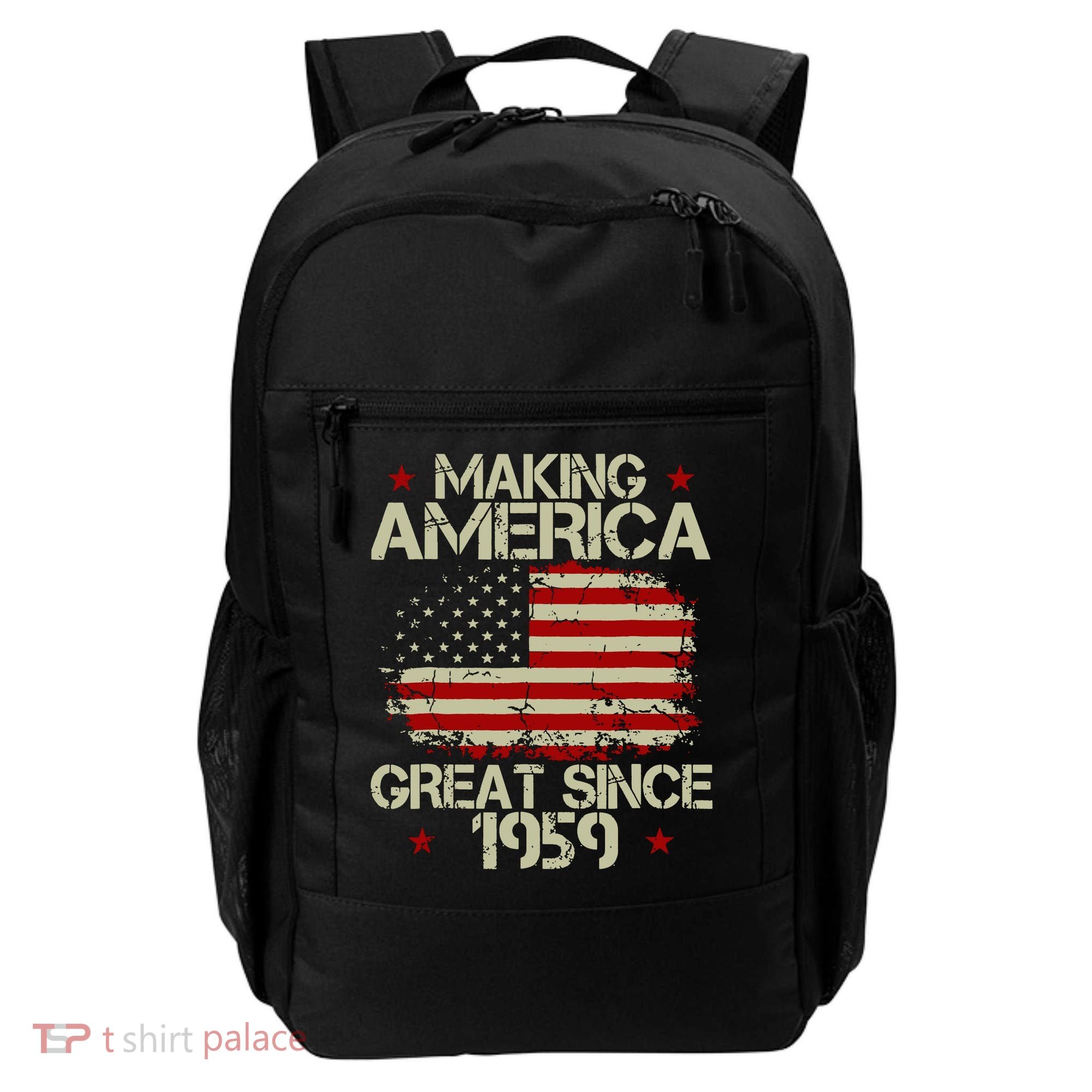 60th Birthday Gifts Making America Great Since 1959 Backpack