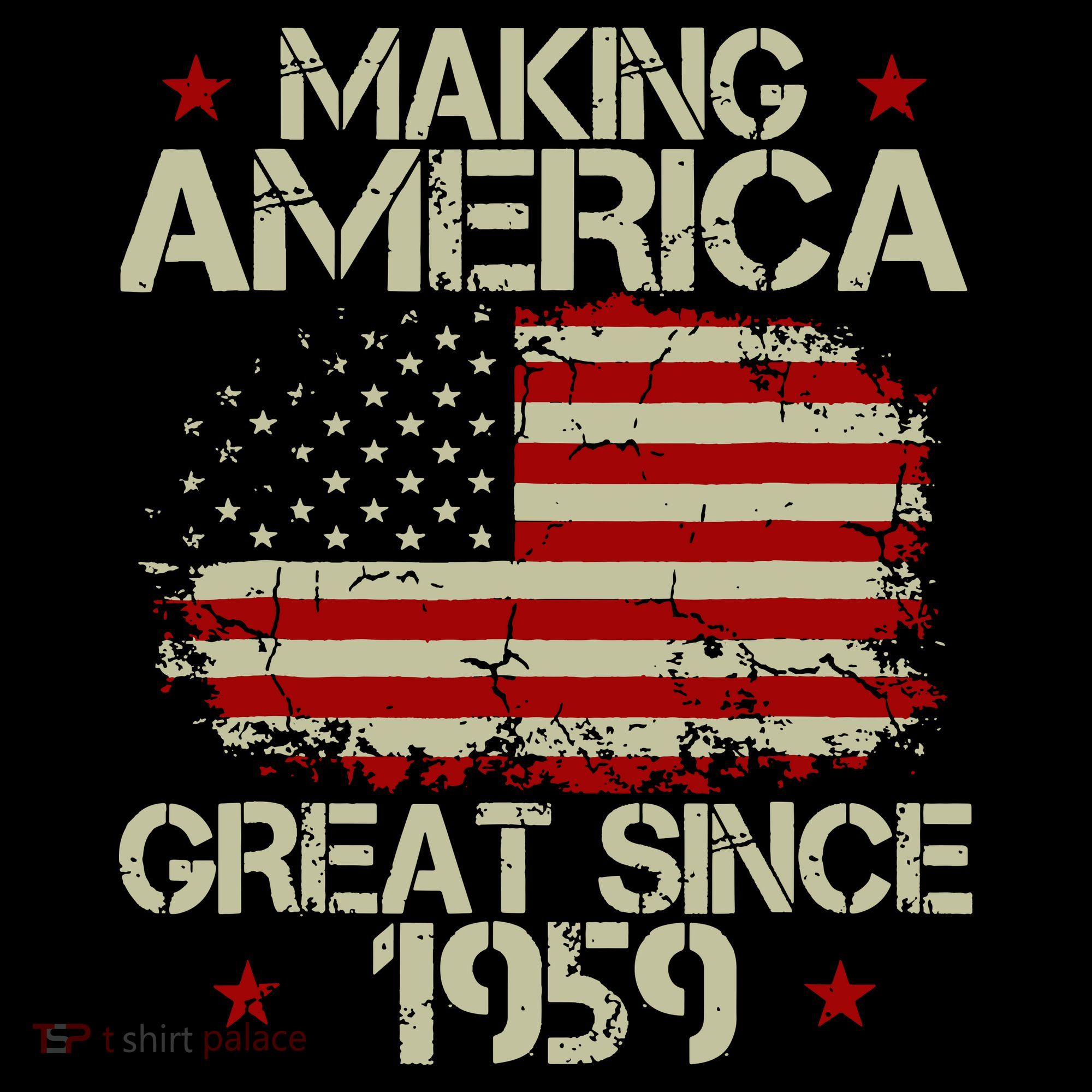 60th Birthday Gifts Making America Great Since 1959 Coffee Mug