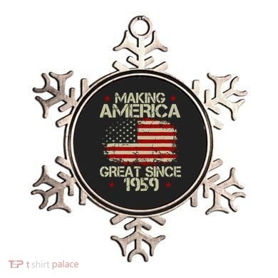 60th Birthday Gifts Making America Great Since 1959 Ornament