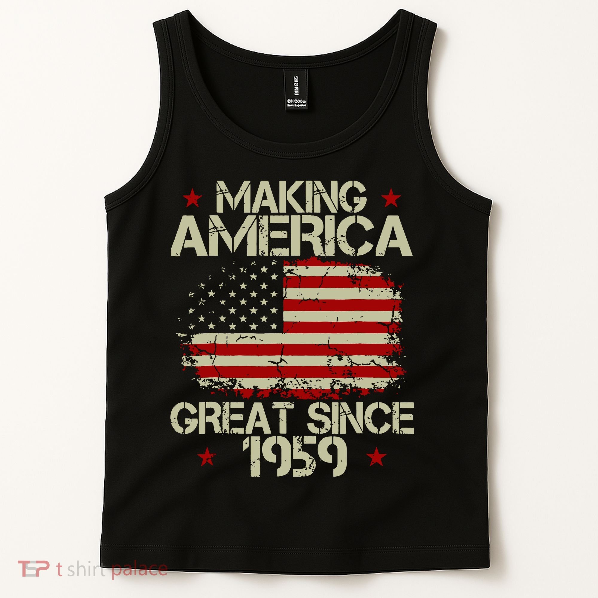 60th Birthday Gifts Making America Great Since 1959 Tank Top