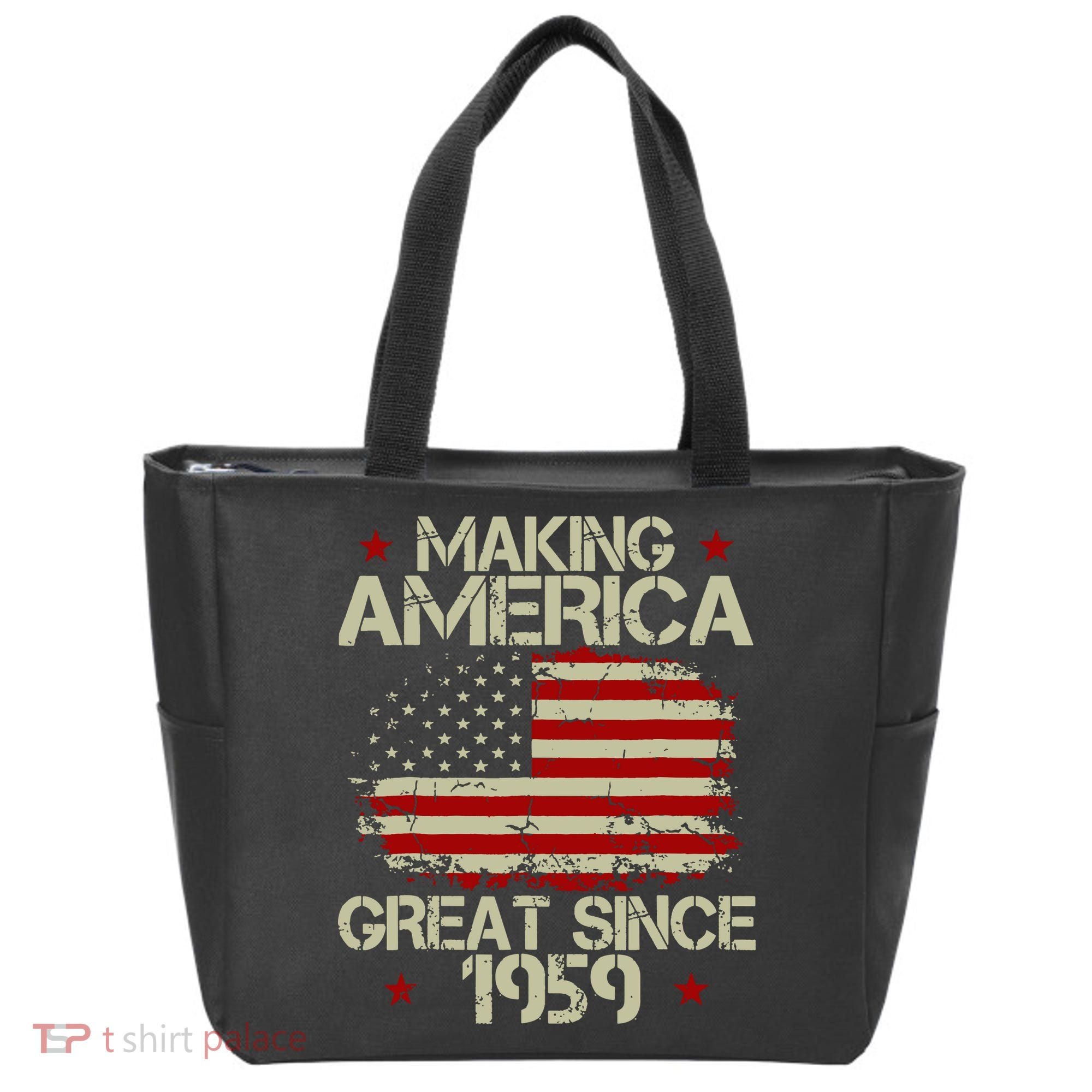 60th Birthday Gifts Making America Great Since 1959 Tote Bag