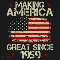 60th Birthday Gifts Making America Great Since 1959 Tote Bag thumb 4