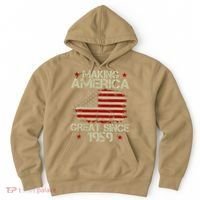 60th Birthday Gifts Making America Great Since 1959 Hoodie thumb 0