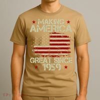60th Birthday Gifts Making America Great Since 1959 T-Shirt thumb 3