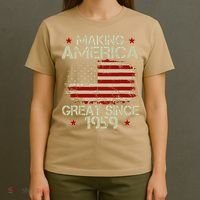 60th Birthday Gifts Making America Great Since 1959 T-Shirt thumb 4